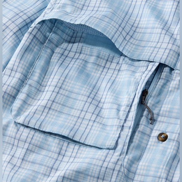 L.L. Bean Tropicwear Long Sleeve Shirt, size Medium Tall - Picture 3 of 8